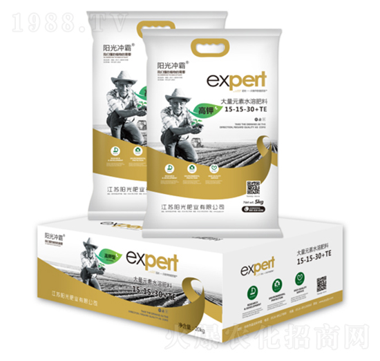 高鉀型大量元素水溶肥料套裝15-15-30+TE-陽(yáng)光沖霸-陽(yáng)光肥業(yè)