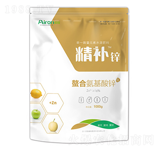 螯合氨基酸鋅-精補鋅-愛隆