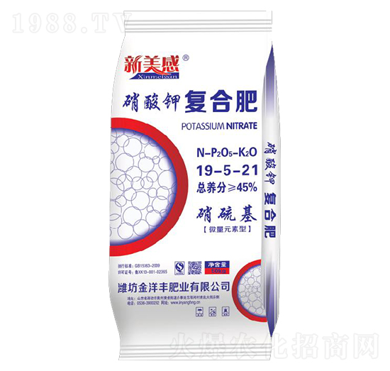 硝酸鉀復(fù)合肥19-5-21-新美感-金洋豐