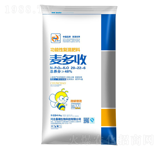 功能性復(fù)混肥料20-22-6-麥多收-春朝紅