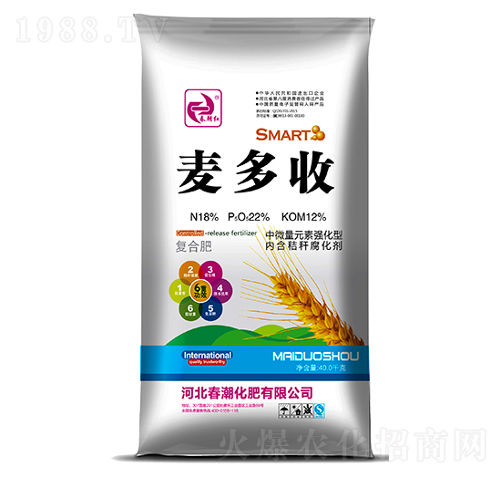復(fù)混肥料18-22-12-麥多收-春朝紅