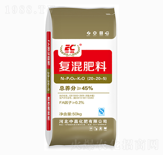 復(fù)混肥料20-20-5-中昌化肥