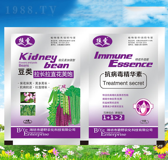 豆類(lèi)拉長(zhǎng)拉直花莢飽+抗病毒精華素-植圣-碧野農(nóng)化