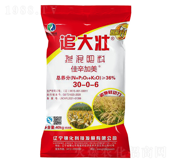 摻混肥料30-0-6-追大壯-錦化科技