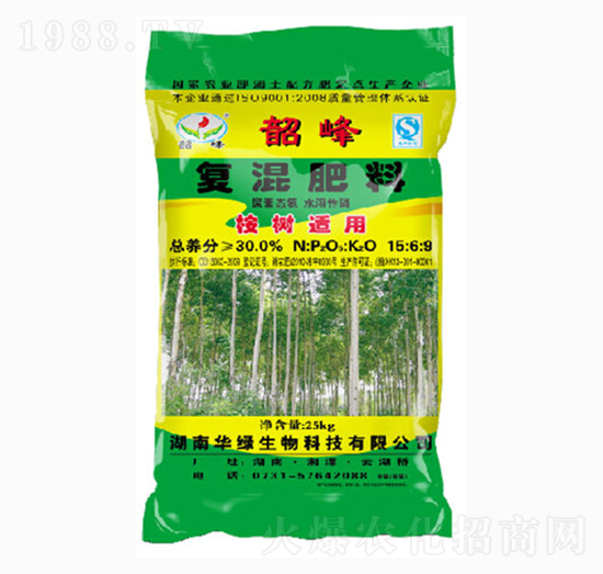 桉樹(shù)專(zhuān)用復(fù)混肥15-6-9-韶峰-華綠生物