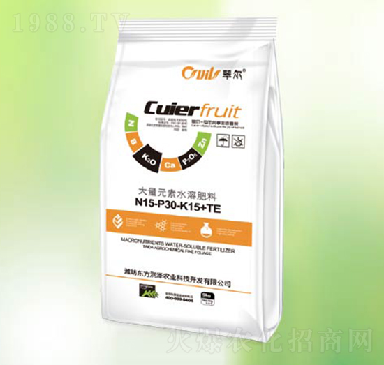 高磷型大量元素水溶肥料15-30-15+TE-東方潤(rùn)澤
