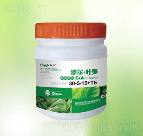 超高鉀型水溶肥30-5-15+TE-翠爾葉美-東方潤(rùn)澤
