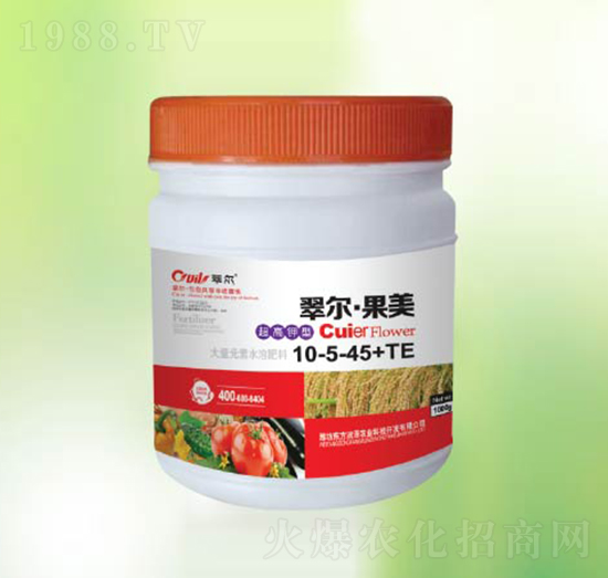 超高鉀型水溶肥10-5-45+TE-翠爾果美-東方潤(rùn)澤