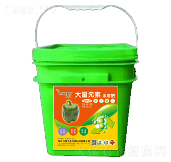 辣椒專用大量元素水溶肥料15-5-30-力生生物