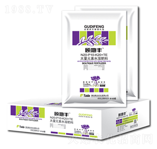 全營養(yǎng)平衡速補型大量元素水溶肥20-10-20+TE-顧地豐-泰達農(nóng)化