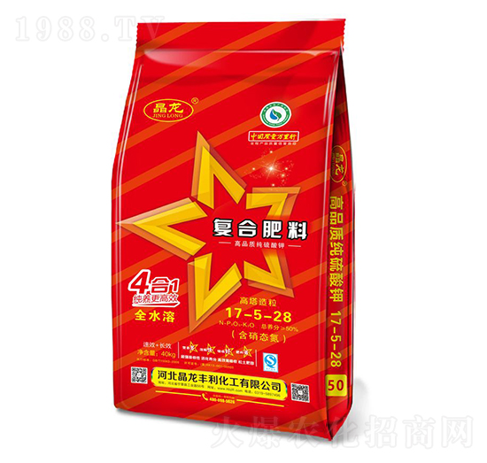 高塔造粒復合肥料17-5-28-晶龍-中仁集團