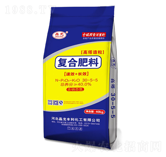 高塔造粒復(fù)合肥料30-5-5-晶龍-中仁集團(tuán)