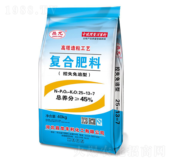 控失免追型復(fù)合肥料25-13-7-晶龍-中仁集團(tuán)