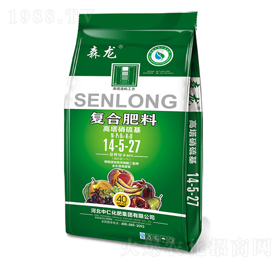 高塔硝硫基復(fù)合肥料14-5-27-森龍-中仁集團