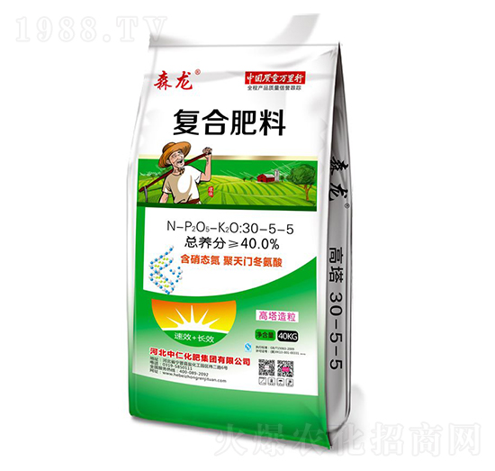 高塔造粒復(fù)合肥料30-5-5-森龍-中仁集團(tuán)