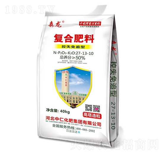 控失免追型復(fù)合肥料27-12-10-森龍-中仁集團(tuán)