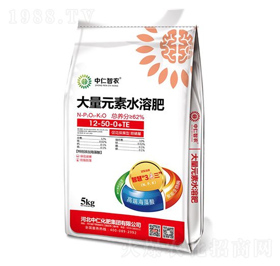 大量元素水溶肥料12-50-0+TE-中仁智農(nóng)-中仁集團(tuán)