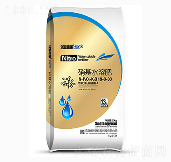 硝基水溶肥19-0-30-碩豐園
