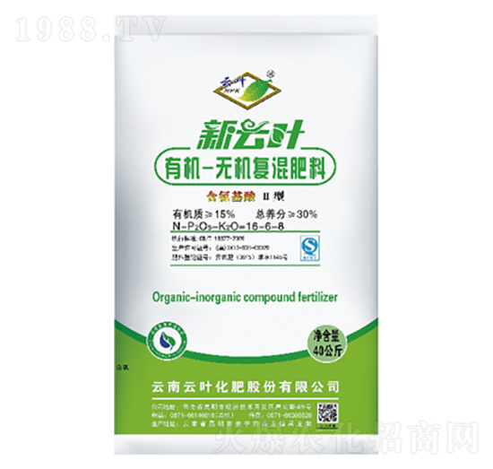 有機(jī)無(wú)機(jī)復(fù)混肥料16-6-6-云葉化肥