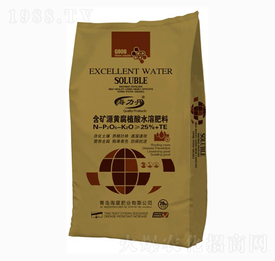 含礦源黃腐植酸水溶肥料-海星肥業(yè)