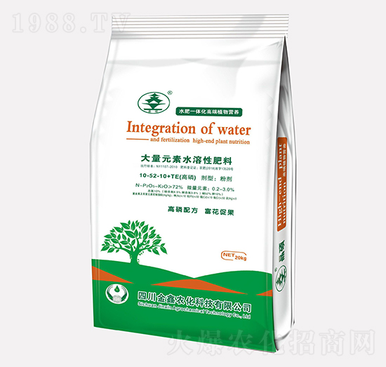高磷型大量元素水溶肥10-52-10+TE-金鑫農(nóng)化