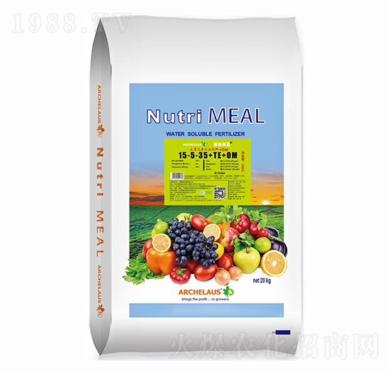 大量元素水溶肥料15-5-35+TE+OM-奧馳萊思-若瞳生物