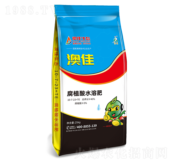 腐植酸水溶肥10-7-23+TE-澳佳生態(tài)