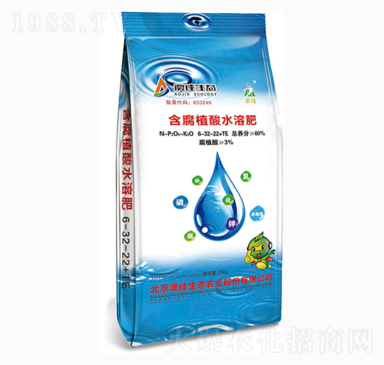 含腐植酸水溶肥6-32-22+TE-澳佳生態(tài)