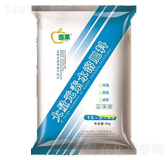 大量元素水溶肥15-5-40-綠洋
