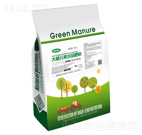 袋裝高鉀型大量元素水溶肥料12-8-40+TE-德奧萊斯