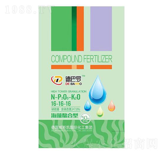 海藻螯合型復合肥料16-16-16-德巴羅-奧利