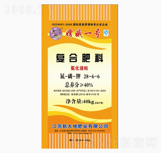 氨化造粒復(fù)合肥料28-6-6-嫦娥一號-新大地