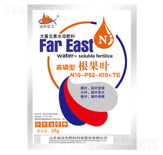高磷型大量元素水溶肥-根果葉-遠(yuǎn)東肥料