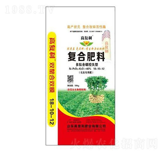 多肽含硼控失型復合肥料18-10-12-高福利肥業(yè)