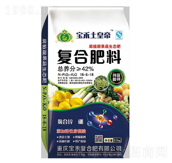 腐植酸果蔬生態(tài)肥18-6-18-寶禾實(shí)業(yè)