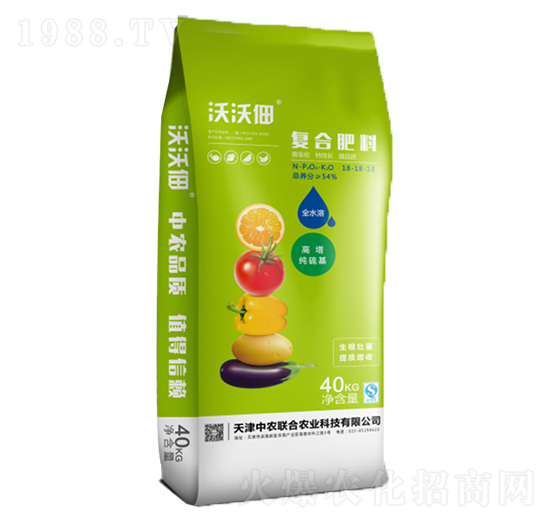 復合肥料18-18-18-沃沃佃-中農(nóng)聯(lián)合