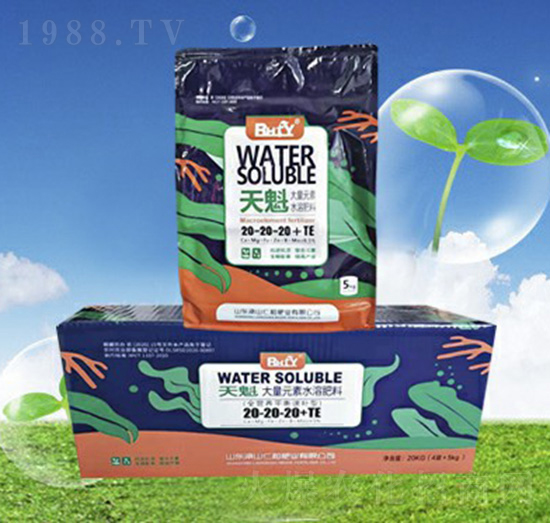 大量元素水溶肥料20-20-20+TE-天魁-仁和肥業(yè)