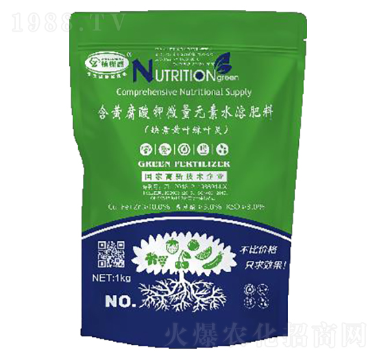 含黃腐酸鉀微量元素水溶肥料-植豐農化