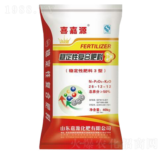 穩(wěn)定性復(fù)合肥料26-12-12-喜嘉源-津旺農(nóng)業(yè)