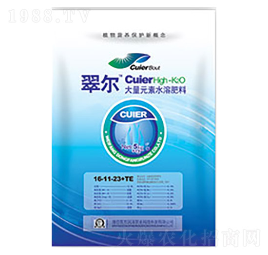 大量元素水溶肥16-11-23+TE-東方潤澤
