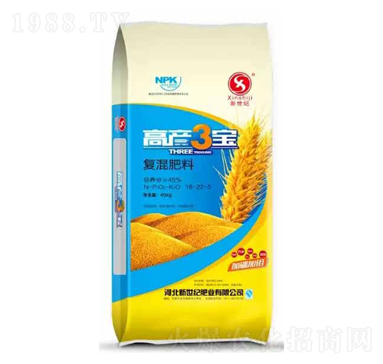 復混肥料18-22-5-高產(chǎn)3寶-新世紀肥業(yè)