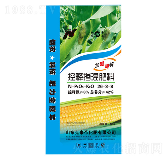 控釋摻混肥料26-8-8-煙農(nóng)豐谷-克來(lái)帝化肥