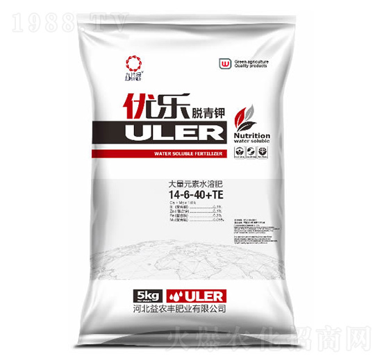 5kg大量元素水溶肥料14-6-40+TE-優(yōu)樂脫青鉀-益農豐肥業(yè)