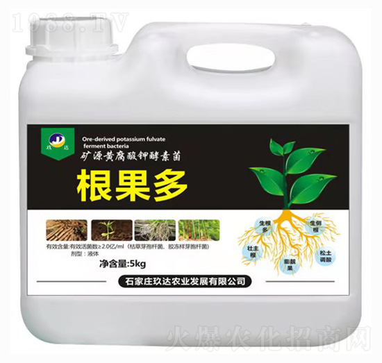 礦源黃腐酸鉀酵菌素 根果多 玖達