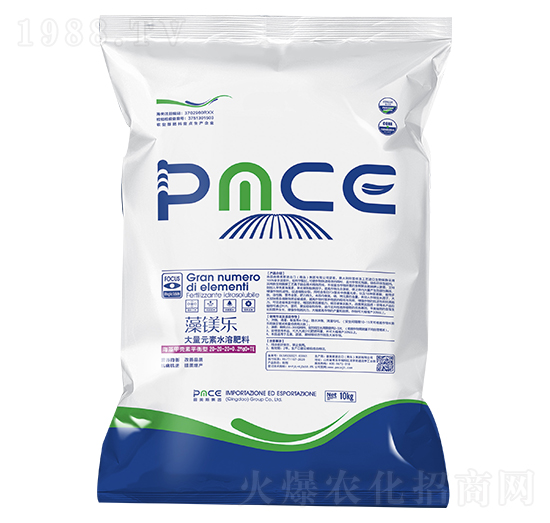 海藻甲殼素平衡型大量元素水溶肥料 藻鎂樂(lè) 普美斯