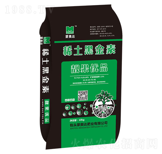 稀土黑金素 靚果優(yōu)品20-20-20+TE+RE 蒙奧達(dá)