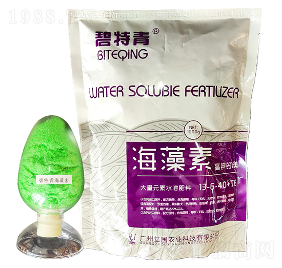 大量元素水溶肥料13-6-40+TE 碧特青·海藻素 益國農(nóng)業(yè)