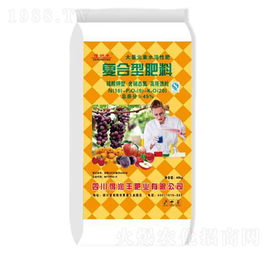 復合型大量元素水溶肥15-10-25 得潤豐