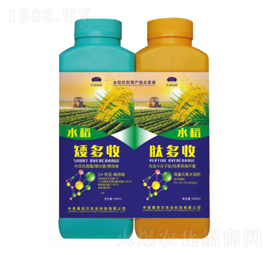 水稻抗病增產(chǎn)組合套餐-矮多收+肽多收-康奈爾