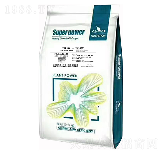 大量元素水溶肥20-20-20+TE-卡典-海法國際